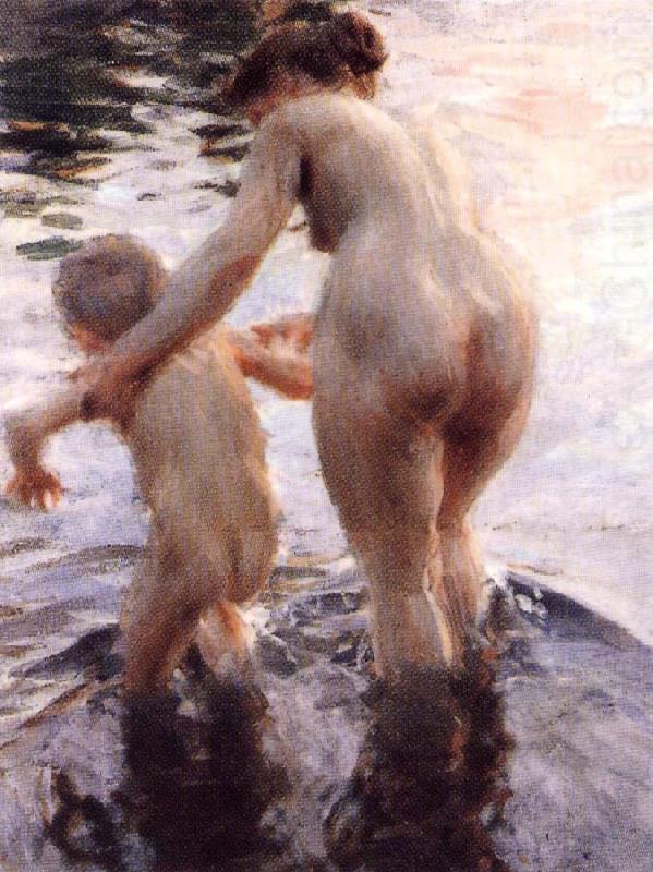 En premiar (A premiere), Anders Zorn